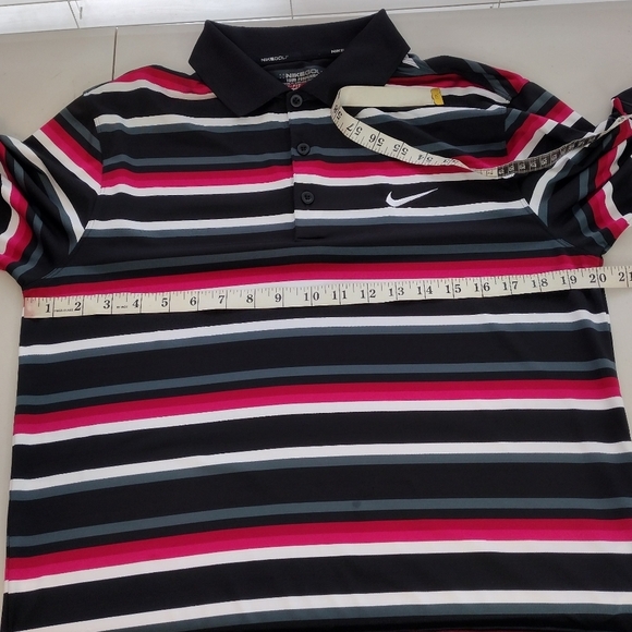 Nike Golf Tour Performance Striped Men's Polo Shirt - Picture 10 of 13